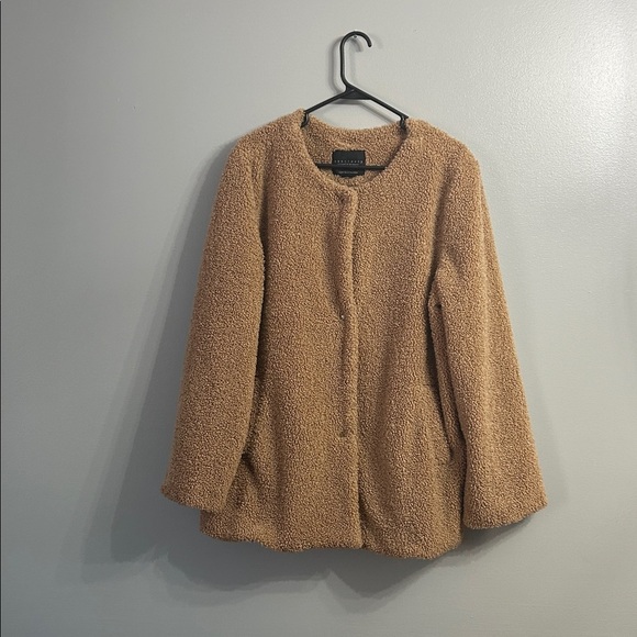 Sanctuary Jackets & Blazers - Sanctuary Crafted & Tailored Snap Front Teddy Coat Sherpa Jacket Faux Fur SZ XL
